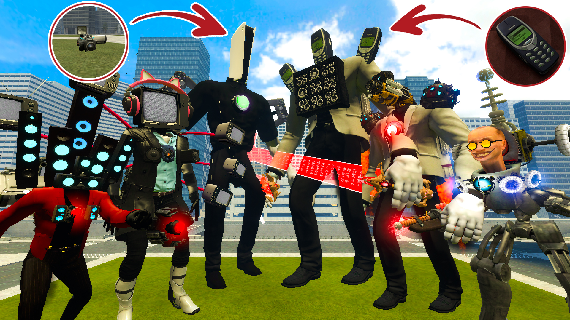 Gameplay (Skibidi Toilets Vs Tv Man) + miniature