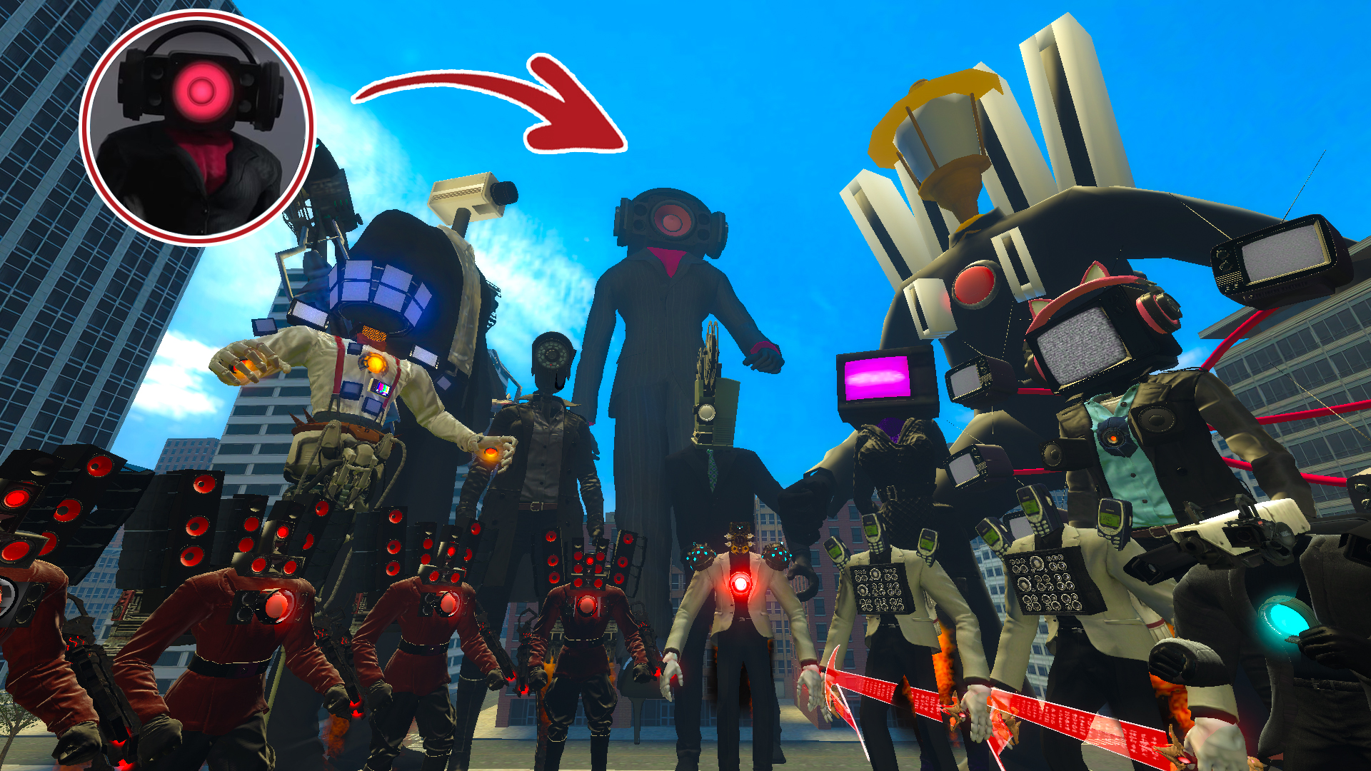 Gameplay (Giant Speaker Vs Skibidi Toilets) + miniature